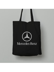 Екосумка шопер з бавовни 38х40см з автомобільним принтом "Mercedes Benz (Мерседес Бенц)" (24012152)