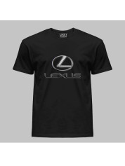 Футболка детская с автомобильным принтом "Lexus chrome (Лексус хромированный)" (24012154)