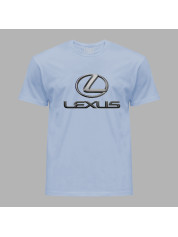 Футболка чоловіча з автомобільним принтом "Lexus chrome (Лексус хромований)" (24012154)