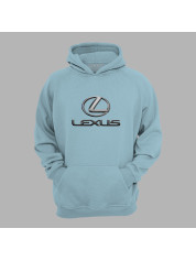 Худі з автомобільним принтом "Lexus chrome (Лексус хромований)" (24012154)
