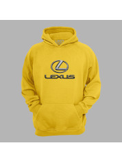 Худі з автомобільним принтом "Lexus chrome (Лексус хромований)" (24012154)
