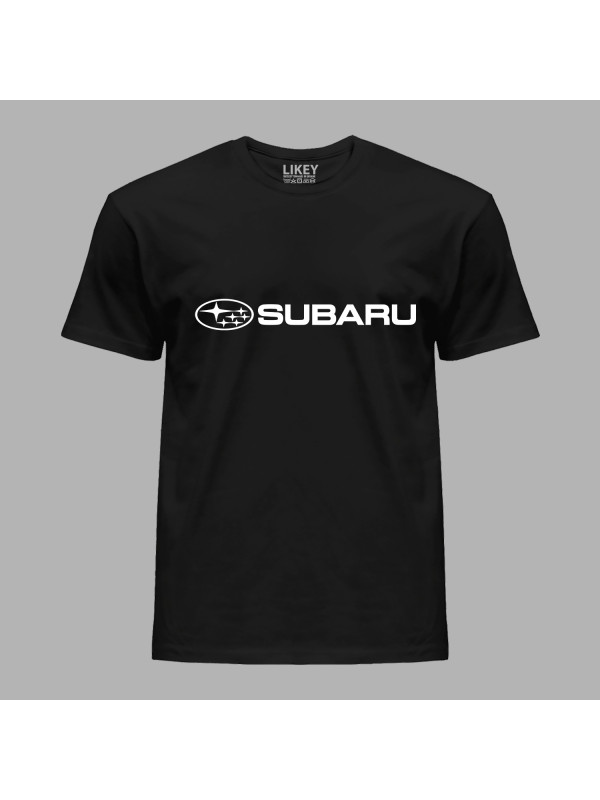 Футболка чоловіча з автомобільним принтом "Subaru (Субару)" (24012157)