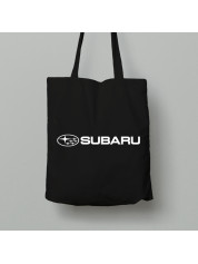 Екосумка шопер з бавовни 38х40см з автомобільним принтом "Subaru (Субару)" (24012157)