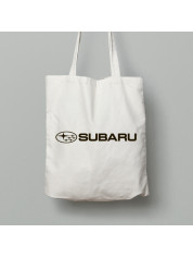 Екосумка шопер з бавовни 38х40см з автомобільним принтом "Subaru (Субару)" (24012157)