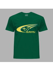Футболка чоловіча з автомобільним принтом "Subaru - World Rally Team (Subaru - Світова команда з ралі) (24012159)