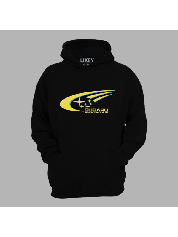 Худі з автомобільним принтом "Subaru - World Rally Team (Subaru - Світова команда з ралі) (24012159)