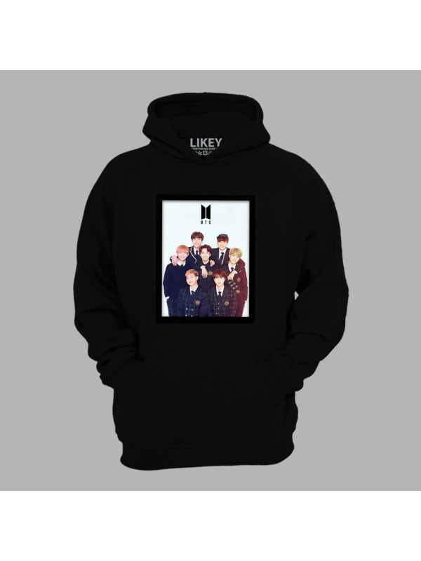 Худі з музичним принтом "BTS" (0441)