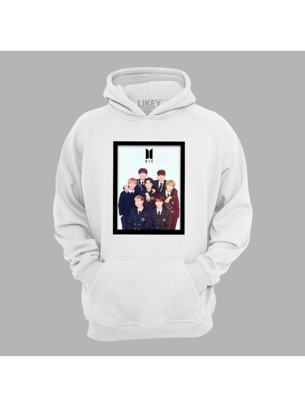 Худі з музичним принтом "BTS" (0441)