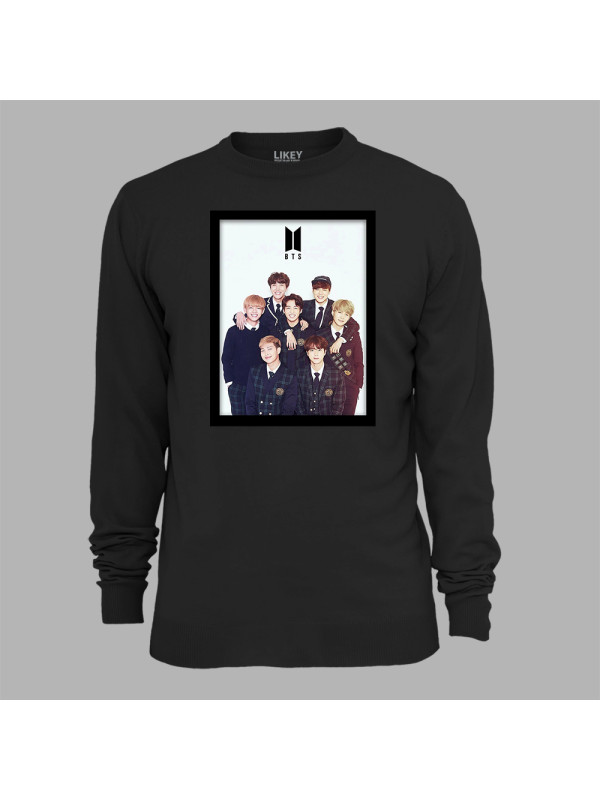 Світшот з музичним принтом "BTS" (0441)