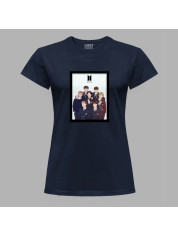 Футболка жіноча з музичним принтом "BTS" (0441)