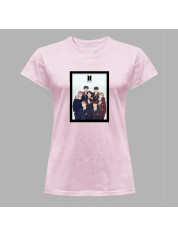 Футболка жіноча з музичним принтом "BTS" (0441)