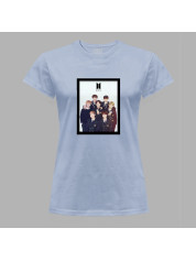 Футболка жіноча з музичним принтом "BTS" (0441)