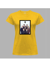 Футболка жіноча з музичним принтом "BTS" (0441)