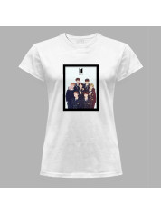 Футболка жіноча з музичним принтом "BTS" (0441)