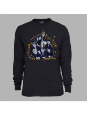 Свитшот с музыкальным принтом "BTS черно-бело-желтый" (0442)