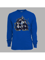 Свитшот с музыкальным принтом "BTS черно-бело-желтый" (0442)