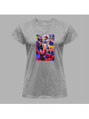 Футболка женская с музыкальным принтом "Очаровательные BTS" (0443)