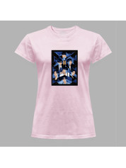 Футболка женская с музыкальным принтом "Мечтающие BTS" (0445)