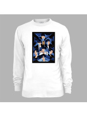 Світшот з музичним принтом "Мрійливі BTS" (0445)