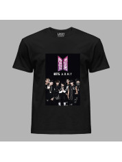Футболка чоловіча з музичним принтом "BTS A.R.M.Y" (0446)