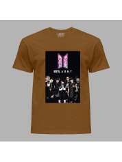 Футболка чоловіча з музичним принтом "BTS A.R.M.Y" (0446)