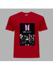 Футболка чоловіча з музичним принтом "BTS A.R.M.Y" (0446)