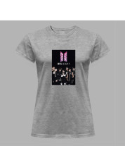 Футболка женская с музыкальным принтом "BTS A.R.M.Y" (0446)