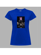 Футболка женская с музыкальным принтом "BTS A.R.M.Y" (0446)