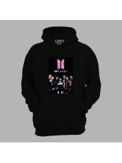 Худі з музичним принтом "BTS A.R.M.Y" (0446)