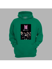 Худі з музичним принтом "BTS A.R.M.Y" (0446)