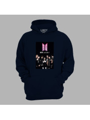 Худі з музичним принтом "BTS A.R.M.Y" (0446)