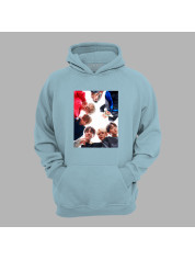 Худі з музичним принтом "BTS стежать за тобою" (0447)