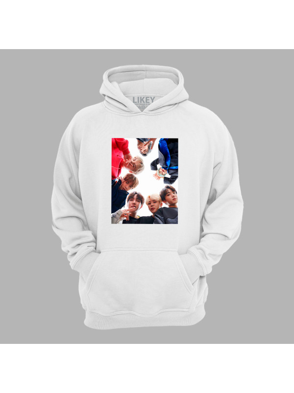 Худі з музичним принтом "BTS стежать за тобою" (0447)