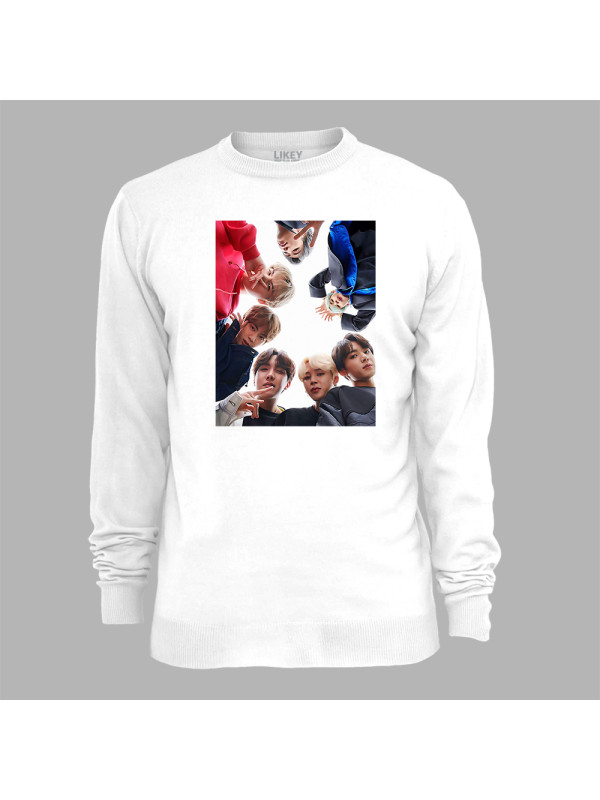 Світшот з музичним принтом "BTS стежать за тобою" (0447)