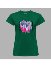 Футболка женская с музыкальным принтом "Любимый k-pop исполнитель BTS» (0448)