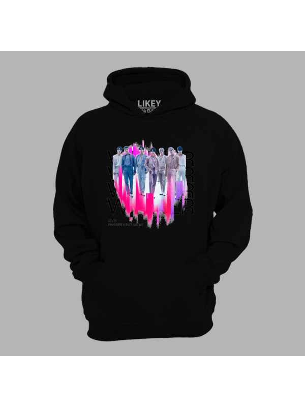 Худі з музичним принтом "Улюблений k-pop виконавець BTS» (0448)