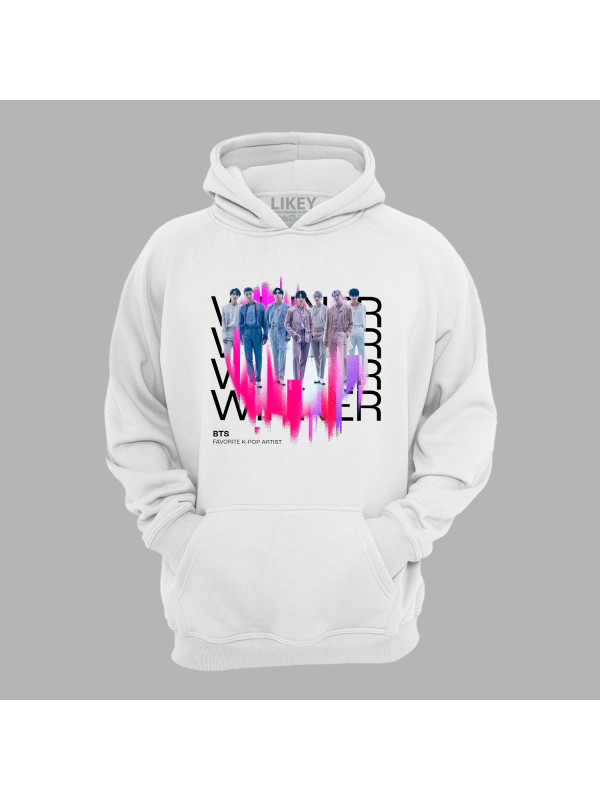 Худі з музичним принтом "Улюблений k-pop виконавець BTS» (0448)