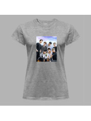 Футболка жіноча з музичним принтом "Класні BTS» (0449)