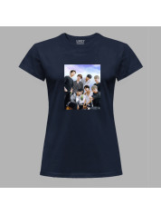 Футболка жіноча з музичним принтом "Класні BTS» (0449)