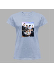 Футболка жіноча з музичним принтом "Класні BTS» (0449)