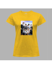 Футболка жіноча з музичним принтом "Класні BTS» (0449)
