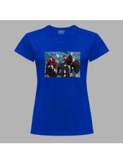 Футболка жіноча з музичним принтом "BTS Фотосет" (0450)