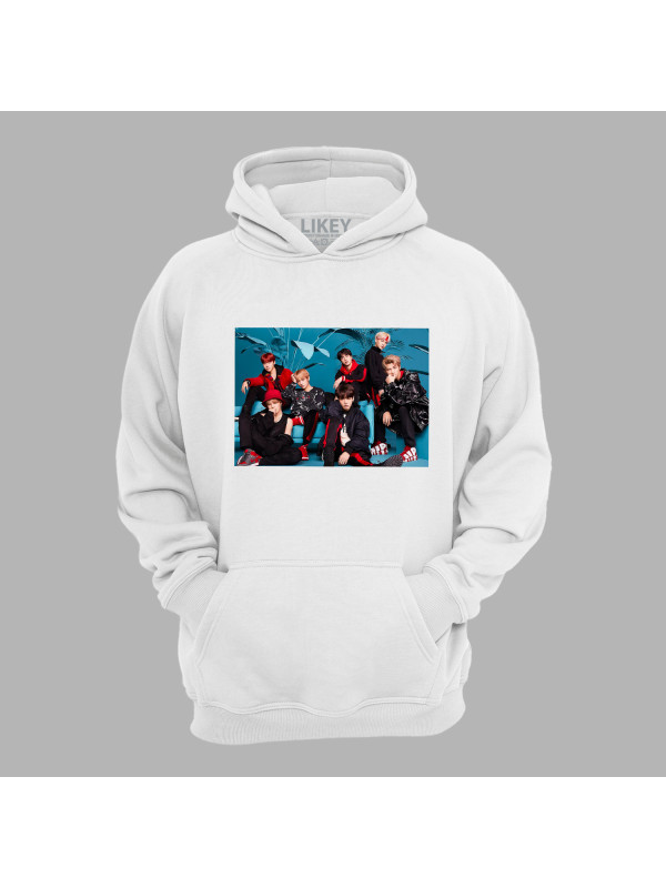 Худі з музичним принтом "BTS Фотосет" (0450)
