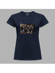 Футболка жіноча з музичним принтом "BTS в образі" (0451)