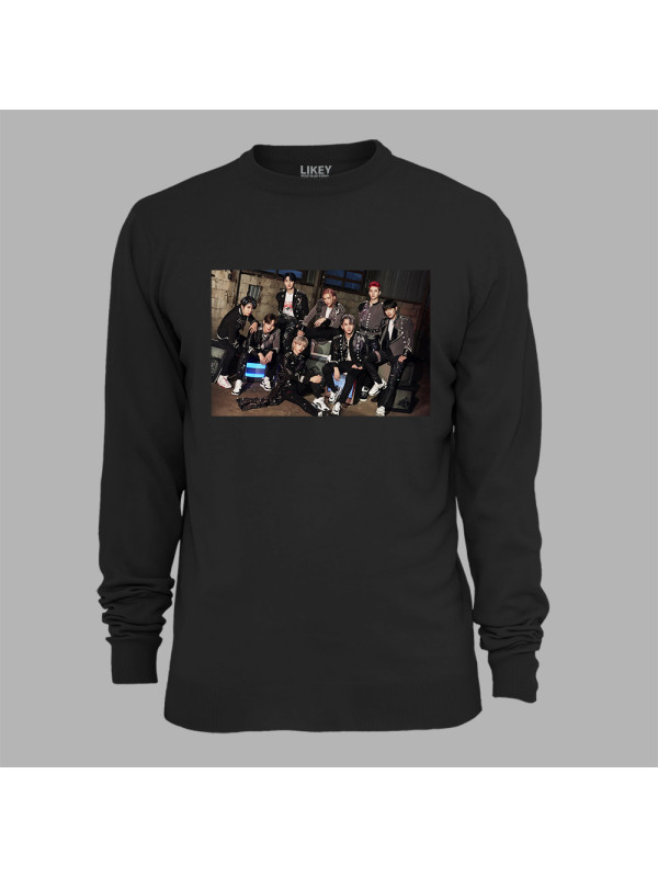 Світшот з музичним принтом "BTS в образі" (0451)