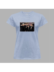 Футболка женская с музыкальным принтом "BTS официально" (0452)