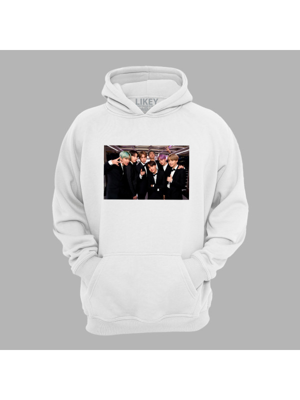 Худі з музичним принтом "BTS офіційно" (0452)