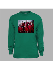 Світшот з музичним принтом "BTS в червоному" (0453)