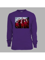 Світшот з музичним принтом "BTS в червоному" (0453)