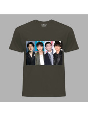 Футболка жіноча з музичним принтом "Улюблені BTS" (0455)